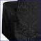 Black Floral Damask Jacquard Chair Cover, Elegant Polyester Banquet Slipcover